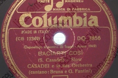 Baciarti così - (Secondo Casadei) - Slow - cantano Bruna e G. Fantini - 21-06-1949