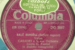 Bale burdèli - (Secondo Casadei) 12-10-1950