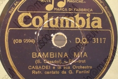 Bambina mia - (Secondo Casadei) - Fox-trot - refrain cantato da G. Fantini - 1943