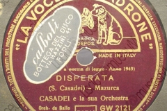 Disperata - (Secondo Casadei) - Mazurca - 22-06-1949
