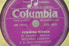 Femmina bionda - (Secondo Casadei) - Mazurka - 02-07-1958