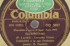 Guardami - (Primo Lucchi) - Canzone Valzer - canta G. Fantini - 21-06-1949