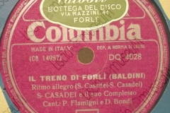Il treno di Forlì - (Secondo Casadei) - cantano Pino Flamigni e Derna Bondi - 28-06-1958