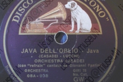 Java dell'oblio - (Secondo Casadei - P.Lucchi) - Java - canta refrain G. Fantini - 1935
