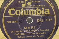 Marì - (Secondo Casadei - Primo Lucchi) - One-step - refrain vocale G. Fantini - 1938-1940