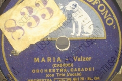 Maria - (Secondo Casadei) - Valzer - con trio vocale - 1935