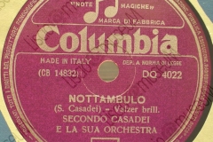 Nottambulo - (Secondo Casadei) - Valzer brillante - 11-07-1957