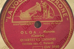 Olga - (Secondo Casadei) - Quartetto Casadei sax solista C. Baiardi - 20-05-1953
