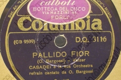 Pallido fior - (O. Bargossi) - Valzer - refrain cantato da O. Bargossi - 1938-1940