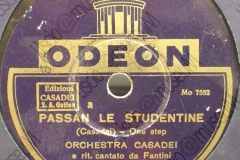 Passan le studentine - (Secondo Casadei) 1936-1937