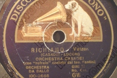 Richiamo - (Secondo Casadei - Primo Lucchi) - Valzer - con refrain cantato da G. Fantini