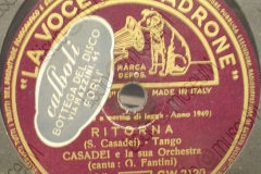 Ritorna - (Secondo Casadei) - Tango - canta G. Fantini -