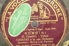 Rondini - (Secondo Casadei) - Valzer - cantano Bruna e G. Fantini - 21-06-1949