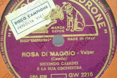Rosa di maggio - (Secondo Casadei) - Valzer - 02-07-1954