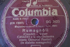 Rumagnoli - (Secondo Casadei) - Valzer - canta G. Fantini - 22-06-1948