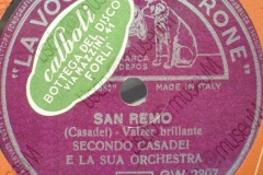 San Remo - (Secondo Casadei) - Valzer brillante - 13-06-1956