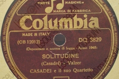 Solitudine - (Secondo Casadei) - Valzer - Casadei e il suo quartetto - 23-06-1948