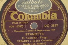Stanotte - (Secondo Casadei) - Tango - canta G.Fantini - 21-06-1949