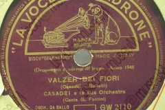 Valzer dei fiori - (Secondo Casadei - Galletti) - Valzer - canta G. Fantini - 23-06-1948