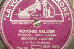 Vecchio valzer - (Secondo Casadei) - Valzer brillante - 14-05-1956