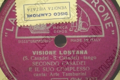 Visione lontana - (Secondo Casadei) - Tango - canta Arte Tamburini - 25-06-1958