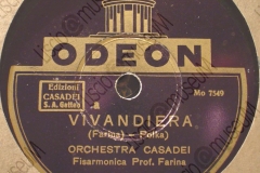 Vivandiera - (Farina) - Polca - Orchestra Casadei con fisa Prof. Farina - 1938