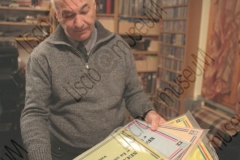 FAENZA, RAVENNA. ABITAZIONE DI FRANCESCO LEGA, COLLEZIONISTA DI DISCHI, MUSICASSETTE, LP, CD CHE RIGUARDANO MUSICISTI ROMAGNOLI. FOTOGRAFIE REALIZZATE NELL'AMBITO DELLA CAMPAGNA FOTOGRAFICA LISCIO@MUSEUM 2008, MUSEO DELLA MUSICA E DEL BALLO TRADIZIONALI ROMAGNOLI. FOLK