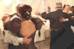 Bellaria Igea-Marina (Rimini). Locanda della Dune. Il Veglione di Sant'Apollonia. Gran ballo di Carnevale in abiti liberamente ispirati al periodo 1900-1950 organizzato dal gruppo musicale folk e di danze etniche e popolari L'Uva Grisa (L'uva acerba). Maschera di Carnevale. Festa. Fotografie realizzate nell'ambito della campagna Liscio@museum 2010, Museo della Musica e del Ballo tradizionali romagnoli. Folk.